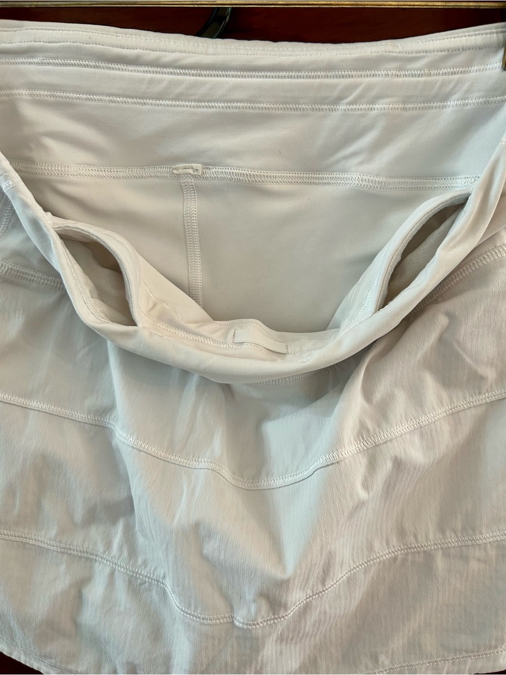 lululemon athletica Women’s White Pace Rival Skirt Size 6 - Picture 9 of 12
